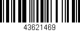 Código de barras (EAN, GTIN, SKU, ISBN): '43621469'