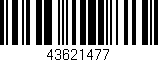 Código de barras (EAN, GTIN, SKU, ISBN): '43621477'