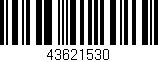 Código de barras (EAN, GTIN, SKU, ISBN): '43621530'