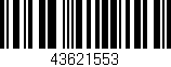 Código de barras (EAN, GTIN, SKU, ISBN): '43621553'