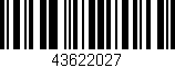 Código de barras (EAN, GTIN, SKU, ISBN): '43622027'