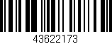 Código de barras (EAN, GTIN, SKU, ISBN): '43622173'