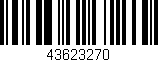 Código de barras (EAN, GTIN, SKU, ISBN): '43623270'