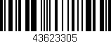 Código de barras (EAN, GTIN, SKU, ISBN): '43623305'