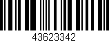 Código de barras (EAN, GTIN, SKU, ISBN): '43623342'