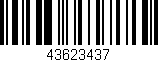 Código de barras (EAN, GTIN, SKU, ISBN): '43623437'