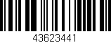 Código de barras (EAN, GTIN, SKU, ISBN): '43623441'
