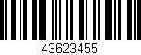 Código de barras (EAN, GTIN, SKU, ISBN): '43623455'