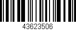 Código de barras (EAN, GTIN, SKU, ISBN): '43623506'
