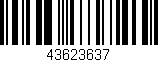 Código de barras (EAN, GTIN, SKU, ISBN): '43623637'