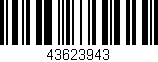 Código de barras (EAN, GTIN, SKU, ISBN): '43623943'