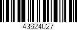Código de barras (EAN, GTIN, SKU, ISBN): '43624027'