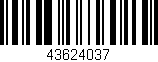 Código de barras (EAN, GTIN, SKU, ISBN): '43624037'