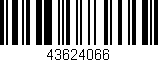 Código de barras (EAN, GTIN, SKU, ISBN): '43624066'