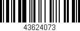 Código de barras (EAN, GTIN, SKU, ISBN): '43624073'