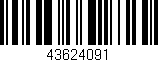 Código de barras (EAN, GTIN, SKU, ISBN): '43624091'