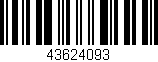 Código de barras (EAN, GTIN, SKU, ISBN): '43624093'