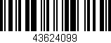 Código de barras (EAN, GTIN, SKU, ISBN): '43624099'