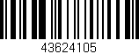 Código de barras (EAN, GTIN, SKU, ISBN): '43624105'