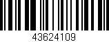 Código de barras (EAN, GTIN, SKU, ISBN): '43624109'