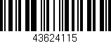 Código de barras (EAN, GTIN, SKU, ISBN): '43624115'