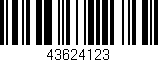 Código de barras (EAN, GTIN, SKU, ISBN): '43624123'