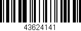 Código de barras (EAN, GTIN, SKU, ISBN): '43624141'
