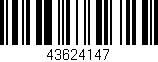 Código de barras (EAN, GTIN, SKU, ISBN): '43624147'