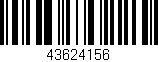 Código de barras (EAN, GTIN, SKU, ISBN): '43624156'