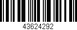 Código de barras (EAN, GTIN, SKU, ISBN): '43624292'