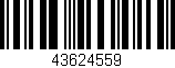 Código de barras (EAN, GTIN, SKU, ISBN): '43624559'