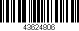 Código de barras (EAN, GTIN, SKU, ISBN): '43624806'