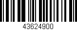 Código de barras (EAN, GTIN, SKU, ISBN): '43624900'