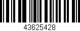 Código de barras (EAN, GTIN, SKU, ISBN): '43625428'