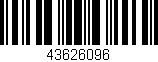 Código de barras (EAN, GTIN, SKU, ISBN): '43626096'