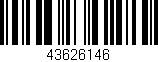 Código de barras (EAN, GTIN, SKU, ISBN): '43626146'