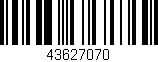 Código de barras (EAN, GTIN, SKU, ISBN): '43627070'