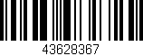Código de barras (EAN, GTIN, SKU, ISBN): '43628367'