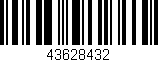 Código de barras (EAN, GTIN, SKU, ISBN): '43628432'