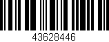 Código de barras (EAN, GTIN, SKU, ISBN): '43628446'