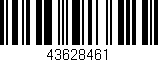 Código de barras (EAN, GTIN, SKU, ISBN): '43628461'