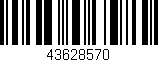 Código de barras (EAN, GTIN, SKU, ISBN): '43628570'