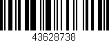 Código de barras (EAN, GTIN, SKU, ISBN): '43628738'