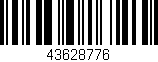 Código de barras (EAN, GTIN, SKU, ISBN): '43628776'