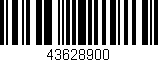 Código de barras (EAN, GTIN, SKU, ISBN): '43628900'