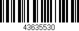 Código de barras (EAN, GTIN, SKU, ISBN): '43635530'
