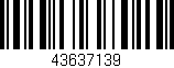 Código de barras (EAN, GTIN, SKU, ISBN): '43637139'
