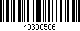 Código de barras (EAN, GTIN, SKU, ISBN): '43638506'