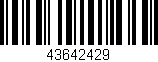 Código de barras (EAN, GTIN, SKU, ISBN): '43642429'