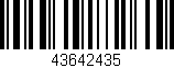 Código de barras (EAN, GTIN, SKU, ISBN): '43642435'